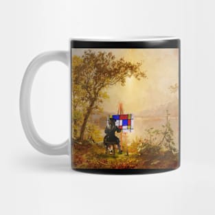 Authentic cubist landscape Mug